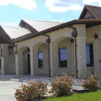 rain gutters to match a metal roof