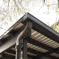 metal patio gutters