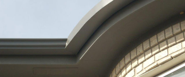 rain gutters for round walls