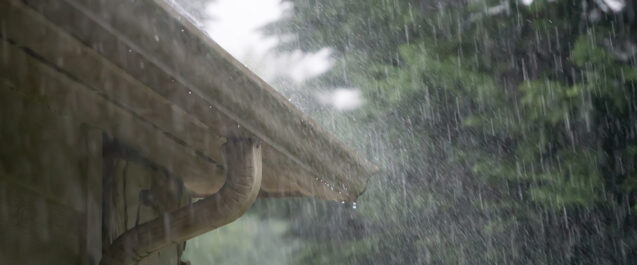 rain gutter company near me summer storm