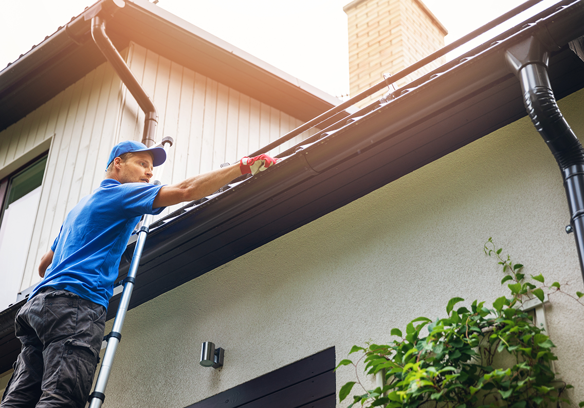 rain gutters central texas